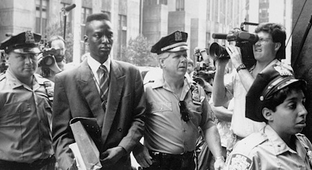 Yusef Salaam at courthouse