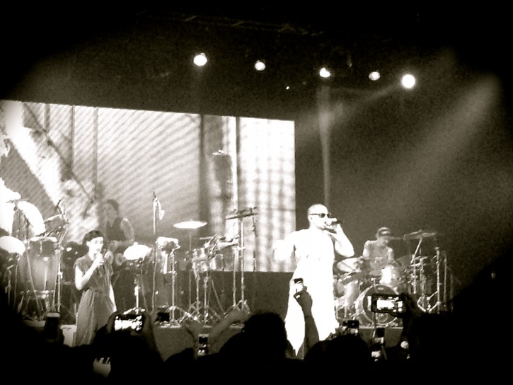 Calle 13 performing in New York last Saturday